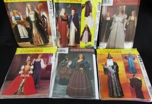 McCall Simplicity pattern choice midieval Renaissance lady man P241 43 54 7756 + - Picture 1 of 8
