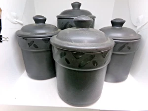 Pfaltzgraff MIDNIGHT SUN Canister 1 10" 3 7.5" NICE CONDITION RARE - Picture 1 of 4