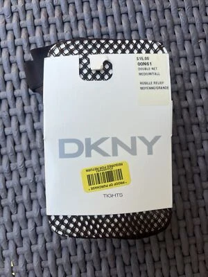 DKNY Brown Fishnet Tights Stretch Womens Medium / Tall 00N61 M/T NWT - Image 1 of 3