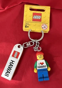 NWT! RETIRED LEGO MULTICOLOR BRICK HAWAII c. 2002 KEY RING FOB + FREE BONUSES - Picture 1 of 6