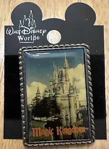 Disney Magic Kingdom Portrait Framed Castle Pin LE 5000 - Picture 1 of 3