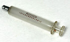 Vintage Standard Interchangeable 10cc Glass Hypodermic Syringe Lock Tip Untested