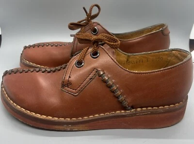 Clarks Desert Trek Beeswax Leather Chukka Boots Size 7.5 Rare VINTAGE MEXICO - Image 1 of 4