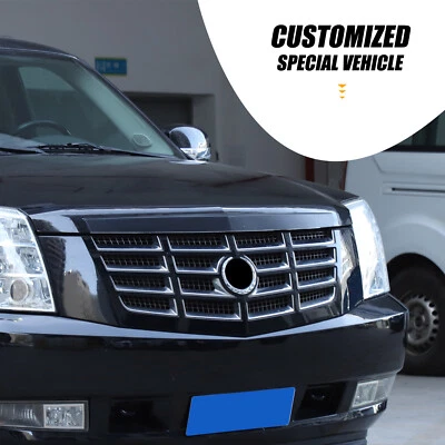 Front Hood Trim Sticker For Cadillac Escalade 2007-2013 US - Image 1 of 4