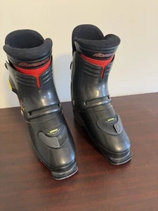 Nordica AFX 40 Ski Boots Anatomical Flex Size 26.5 Black Metallic Iron Red - Picture 1 of 9