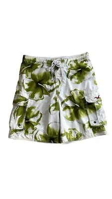 Hollister Green Hibiscus Board Shorts Size L - Image 1 of 4