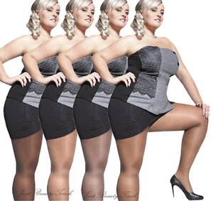Plus Size Classic Tights Adrian " KIARA " 20 Denier Sizes XXL to 4XL NEW - Picture 1 of 15