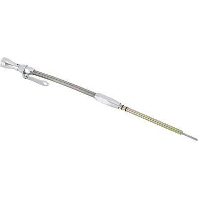Flexible Engine Oil Dipstick, Braided, RH, Fits Chevy 1980-94 Small Block - Image 1 of 4
