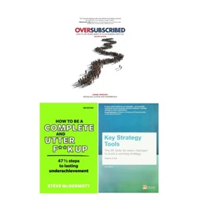 Oversubscribed, How to be a Complete,Key Strategy Tools 3 Books Collection Set - Picture 1 of 4