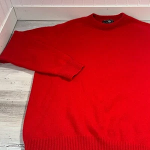 Vintage Saks Fifth Avenue Cashmere Collection Sz M 100% Cashmere Crew Sweater - Picture 1 of 8