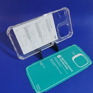 ESR iPhone 13 Pro Case Clear Slim Thin Shockproof Protective Phone Case w/ Stand - Picture 1 of 4