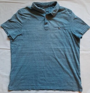 Rock & Republic Demin Blue Pocket Short Sleeve Shirt Men's Size: XXL - Picture 1 of 4