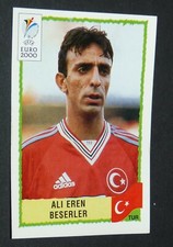 N°148 ALI EREN BERSERLER TURKEY TURKIYE PANINI FOOTBALL UEFA EURO 2000