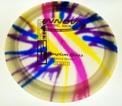 Innova Champion Boss I-Dye Penned Never Thrown 175g Rim Bubbles - Image 1 of 4