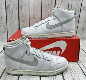 Nike Women's Dunk High Grey Fog Size 8.5 / Men’s Size 7 DD1869-111 - Picture 1 of 8