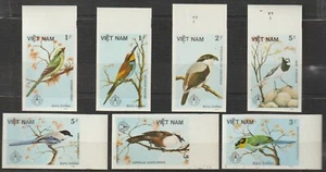 1986 Vietnam Stamps Birds Scott # 1660-1666 Imperf. MNH       - Picture 1 of 1