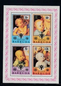 BARBUDA International Year of the Child MNH souvenir sheet - Picture 1 of 1