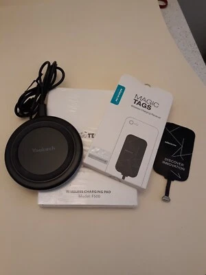 YOOTECH F500 Wireless Charger w/Receiver for Apple iPhone & Samsung Galaxy - Image 1 of 4