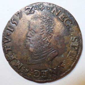 Jeton Pays-Bas Belgique Espagnol, Philippe II 1572, TTB !! - Picture 1 of 2