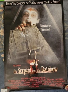 SERPENT AND THE RAINBOW Original 1988 ROLLED One Sheet Movie Poster / Wes Craven - Picture 1 of 2