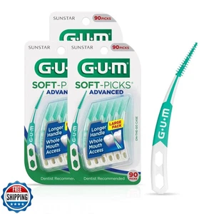 GUM Soft-Picks Advanced, einfach zu bedienende Zahnstocher für die Zahnreinigung Gesundheit,  - Bild 1 von 5