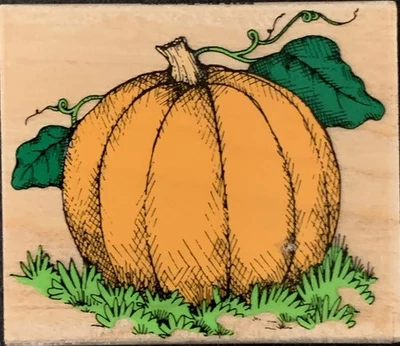 Estampilla de goma de calabaza grande otoño otoño Hero Arts Foto 1 de 4