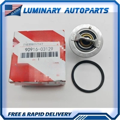 OEM Engine Coolant Thermostat 90916-03129 Fit for Toyota Avalon Camry Lexus US - Image 1 of 4