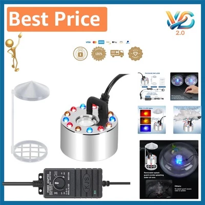 350ml/H LED Mist Maker Fogger with Adjustable Controller for Enchanted Spaces - Image 1 of 4