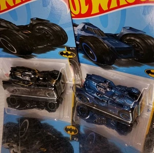 2021 Hot Wheels- DC BATMAN - Arkham Knight Batmobile- 2 Car Lot - Picture 1 of 10