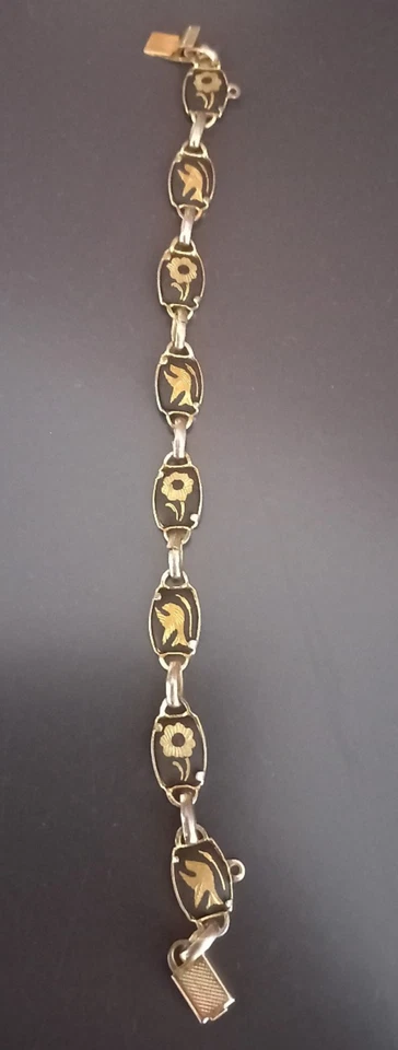 Modeschmuck, Armkettchen mit Motiven, 18 cm länge - Bild 1 von 1