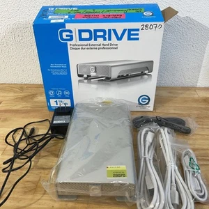 G-Technology 1TB G Drive External HD - eSATA 3GB/FW800/400/USB 2 *Mac Formatted - Picture 1 of 21