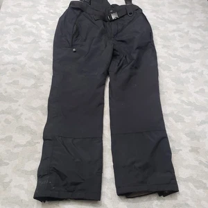 Cabela's Snow Bib Pants Mens Large Black Belted Pockets Goretex - Picture 1 of 11