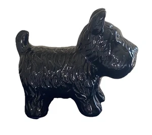 Estatuilla de perro Terrier escocés de colección grande 9" de largo por 7" de alto Enesco #2 - Imagen 1 de 7