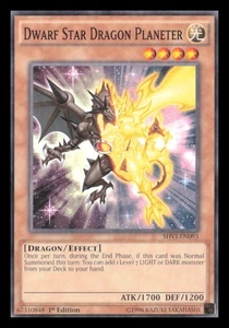 Yu-Gi-Oh Dwarf Star Dragon Planeter Shining Victories #SHVI-EN093 - Picture 1 of 2