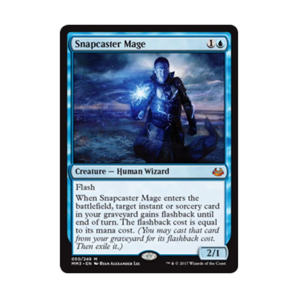 WOTC MTG Modern Masters 2017 Snapcaster Mage (MR) NM - Image 1 of 1