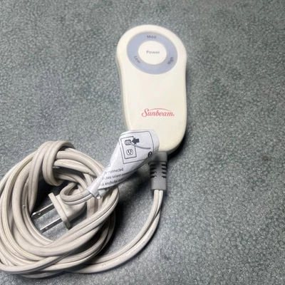 Sunbeam M85P M85AP M85BP Replacement Electric Blanket Control 180W 3-Prong Cord - Image 1 of 4