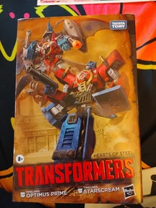 HASBRO PULSE TRANSFORMERS HEARTS OF STEEL OPTIMUS PRIME & STARSCREAM 2-PACK - Picture 1 of 1