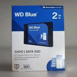 Western Digital WD 2.5" Blue SA510 2TB SATA III 6Gb/s SSD WDBB8H0020BNC - New - Afbeelding 1 van 2