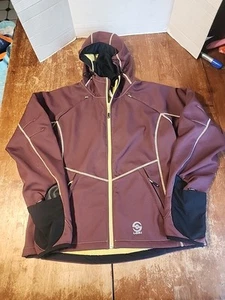 LOKI All-In-One Softshell Jacket Men's Size XLARGE Burgundy EUC  - Picture 1 of 5