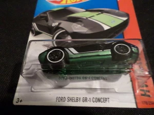 HW HOT WHEELS 2015 HW RACE #178/250 SHELBY GR-1 CONCEPT HOTWHEELS BLACK VHTF - Picture 1 of 1