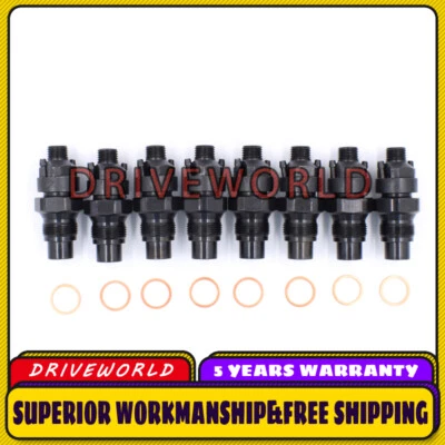 0430211097 8 piezas # 8x inyector de combustible apto para Chevrolet 1992-2005 6,5 L V8 Chevy Foto 1 de 4