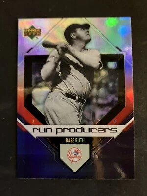 Upper Deck Special 2006 F/X Babe Ruth refractor - Yankees - Run Producers #18 9C Foto 1 de 2