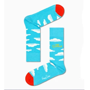Happy Socks x The Simpsons Women's Crew Socks - Clouds (UK 4-7 | EU36-40) - Picture 1 of 1