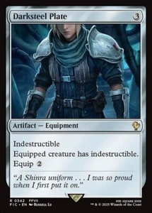 *MtG: DARKSTEEL PLATE - Commander Final Fantasy Rare - magicman-europe* - Bild 1 von 1