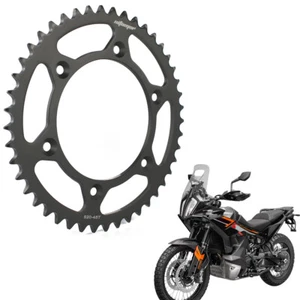 Sprocke trasero de acero 45 dientes negro apto para CF Moto 800 MT Explore 2023-2024 - Imagen 1 de 10