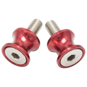 10mm Slider CNC Red For Kawasaki Ninja ZX 6R Micro Swingarm Stand Spools Lift - Bild 1 von 2