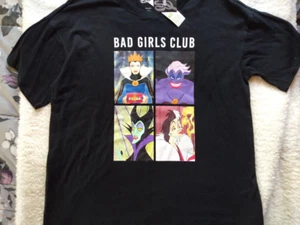 DISNEY-BAD GIRLS CLUB WOMEN'S T-SHIRT BLACK SIZE 16 - Picture 1 of 2