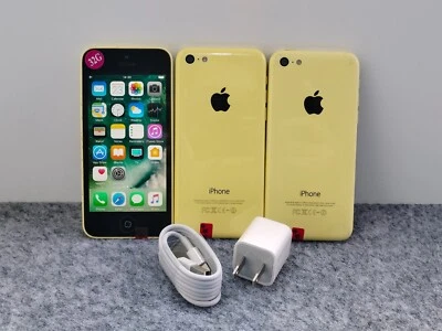 9/10 Good&Original Apple iPhone 5c Yellow 8/16/32GB Factory UNlocked  Gift - Image 1 of 4