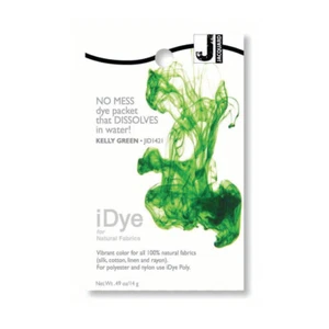Kelly Green Jacquard iDye Natural Fabric Dye - Silk - Cotton - Rayon - Picture 1 of 1