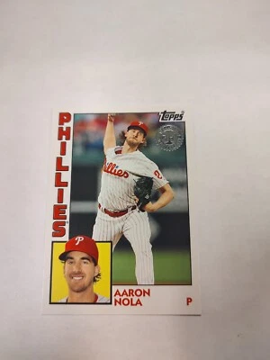 2019 Topps - 1984 Topps Baseball #T84-74 Aaron Nola (PWE) - Image 1 of 2